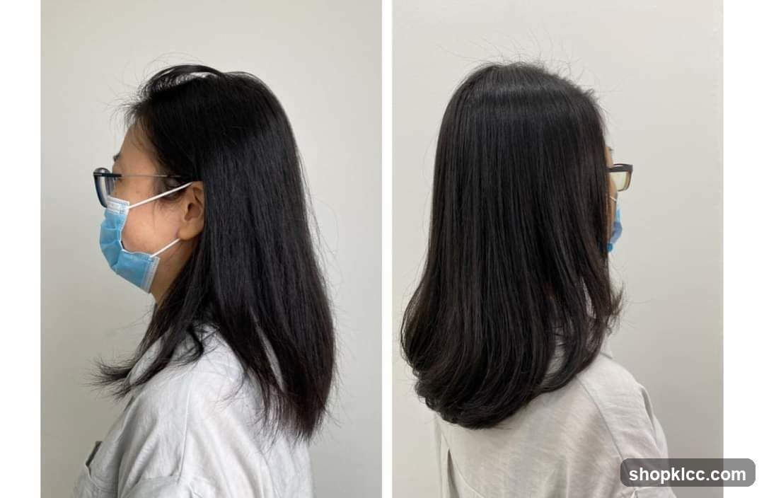 Haircut Before and After