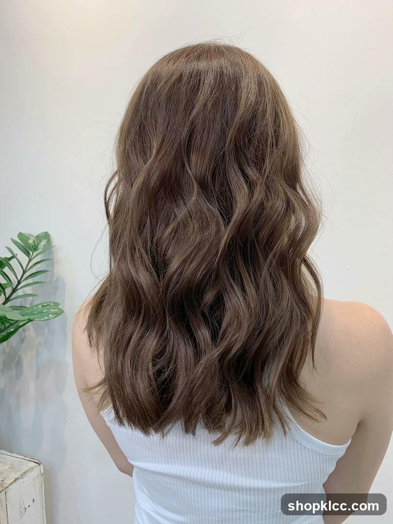 Wavy Brown Hair Style
