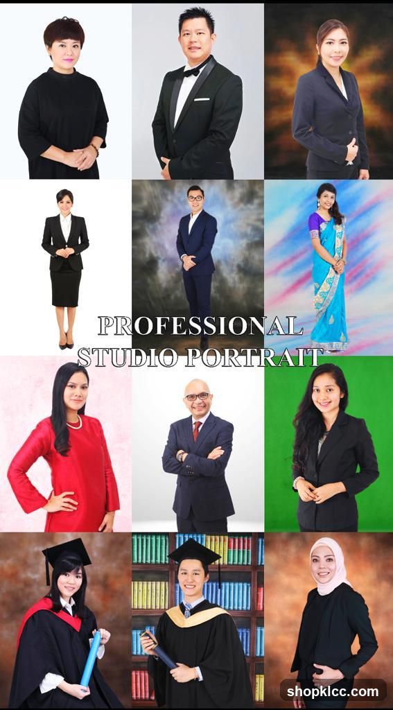 Collage of Professional Studio Portraits