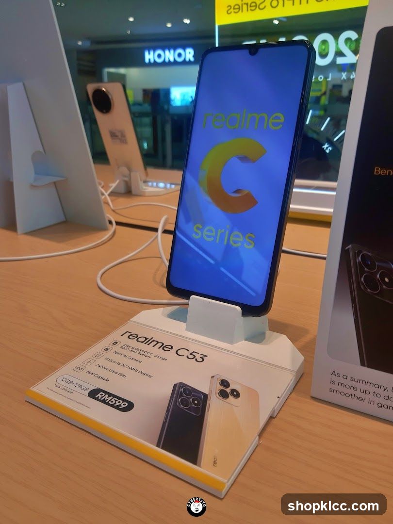 Realme C53 Smartphone Display