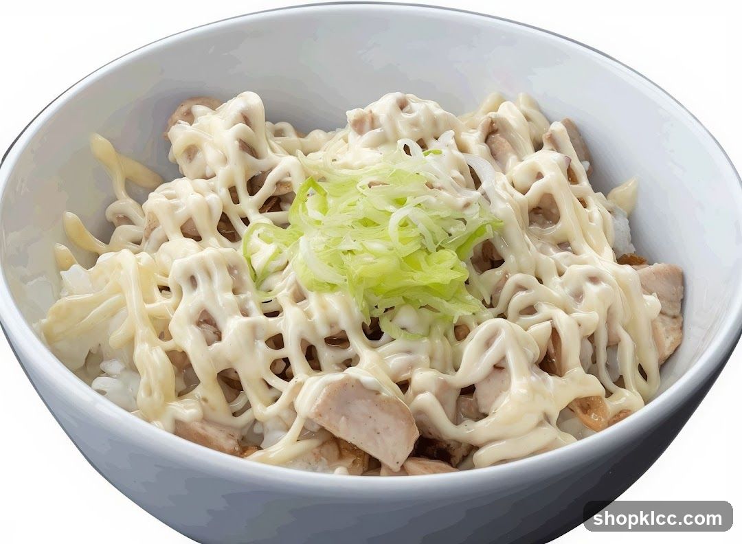 Chicken and Rice Bowl with Mayonnaise