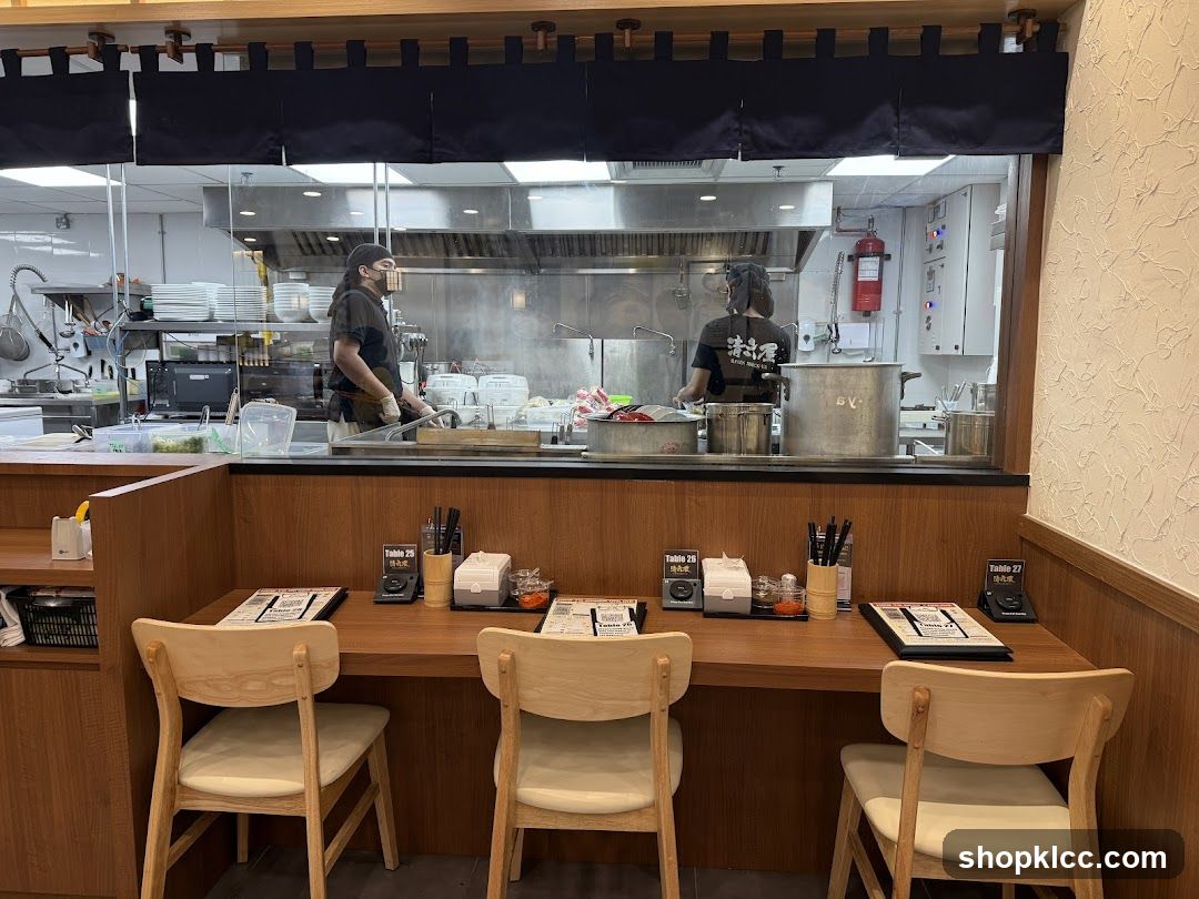 Restaurant Kitchen and Dining Area
