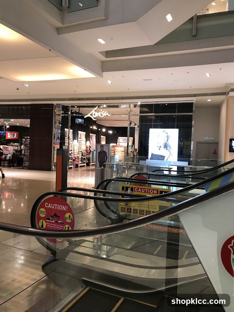 Escalator in a Shopping Mall