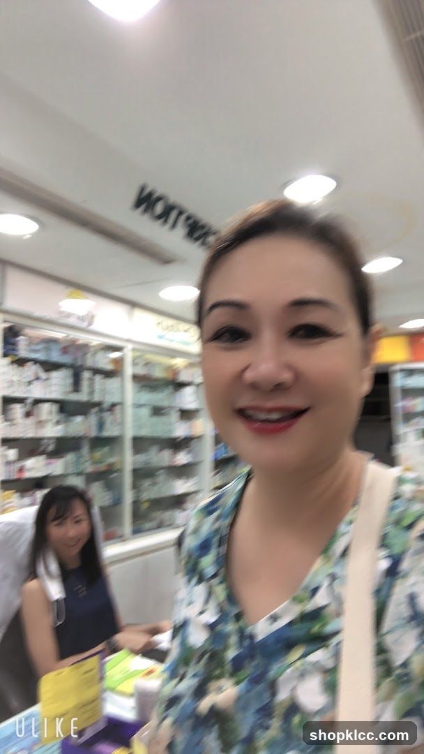 Woman in a pharmacy or store