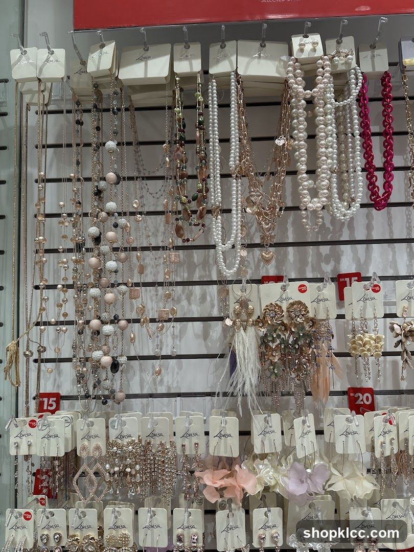 Necklaces and Earrings Display