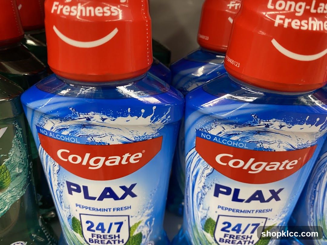 Colgate Plax Mouthwash Display