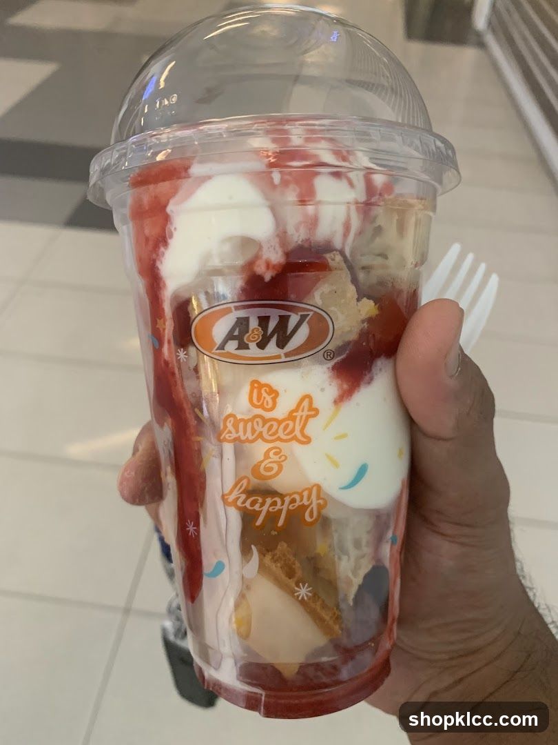 A&W Dessert Cup