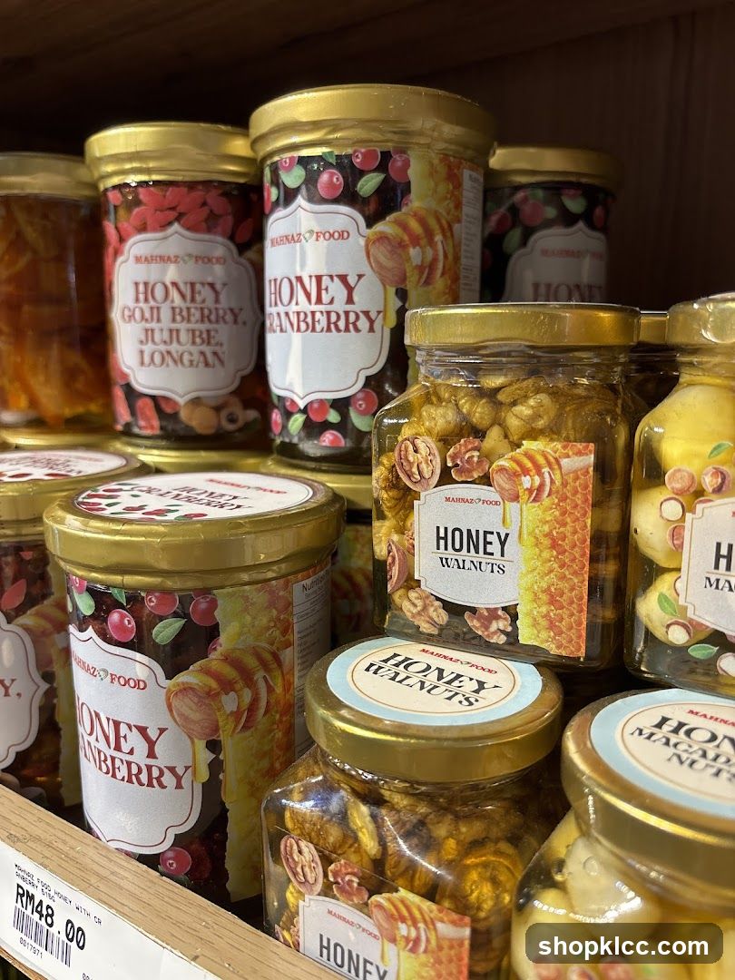Honey and Fruit Products Display