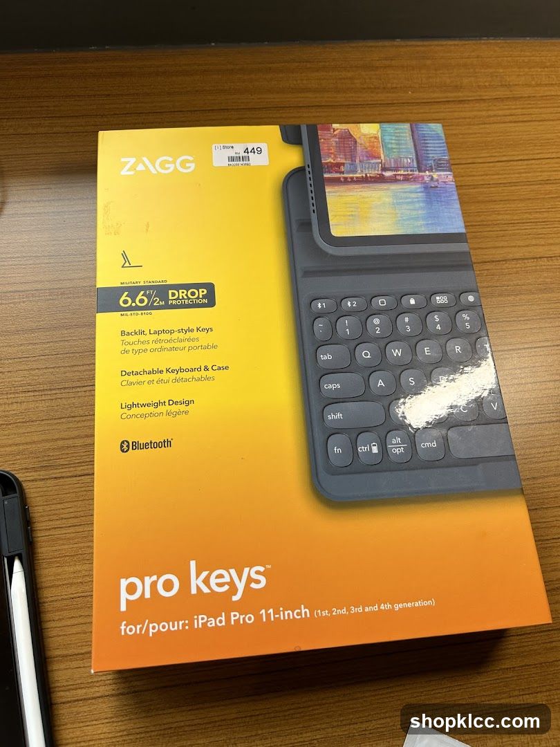 ZAGG Pro Keys Keyboard Case for iPad Pro 11-inch
