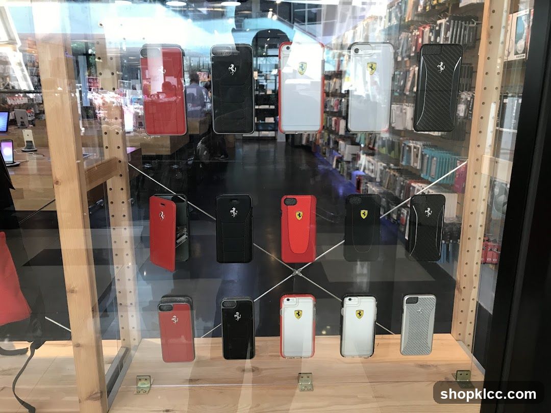Ferrari Phone Cases Display