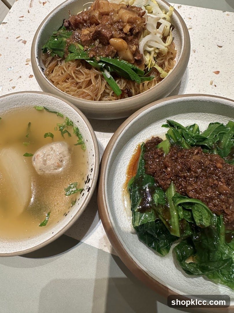 Three Bowls of Food