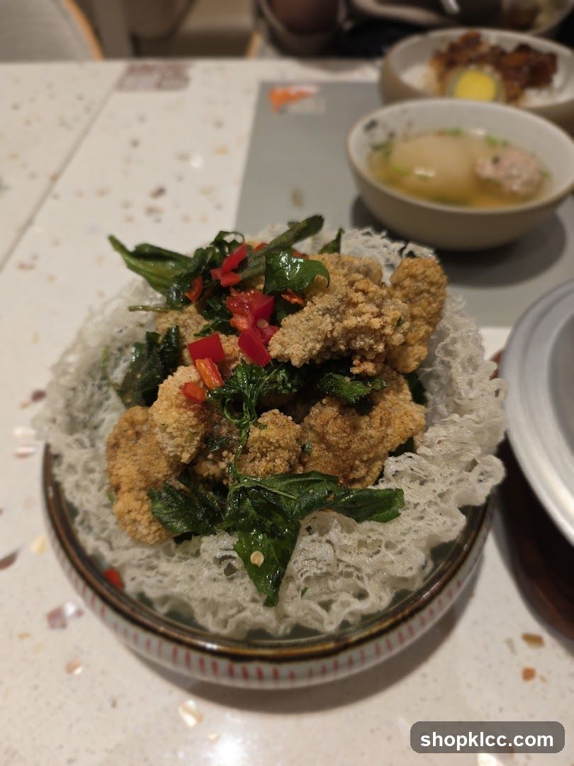 Fried Chicken with Basil and Chili