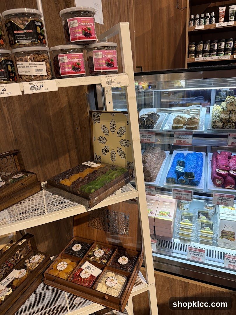 Dried Fruits and Pastries Display