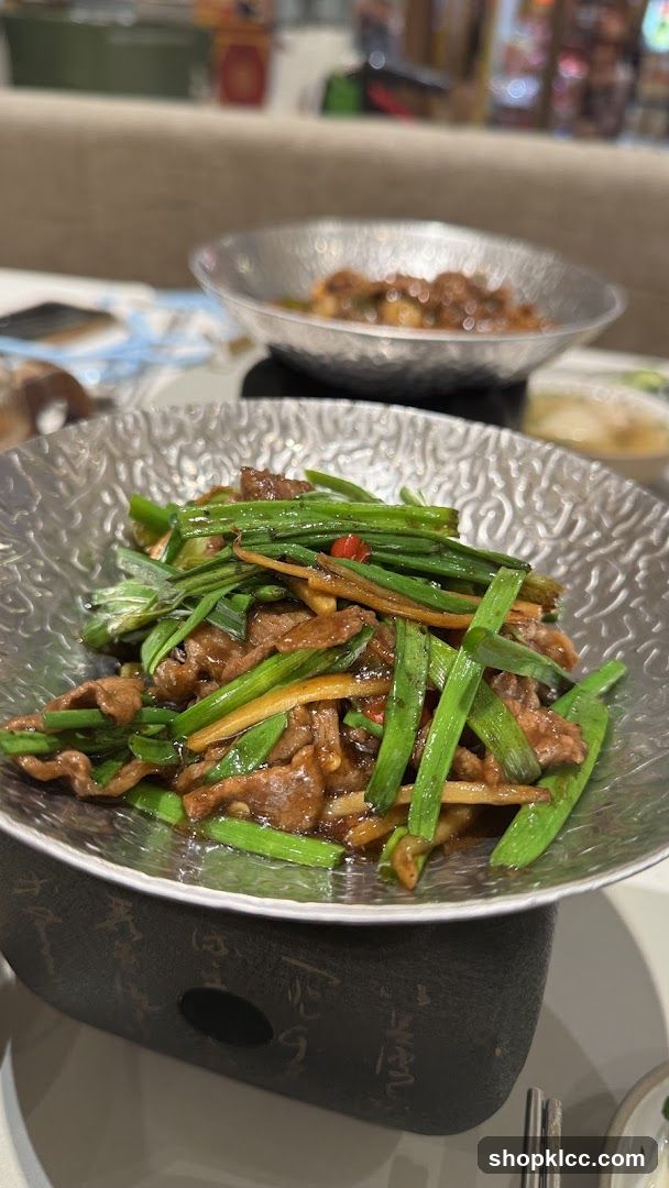 Stir-fried Beef with Scallions