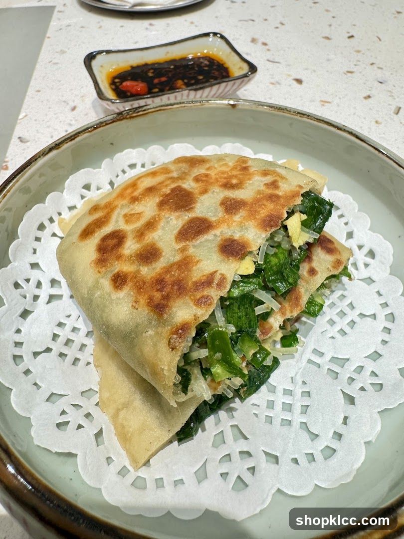 Savory Pancake with Dipping Sauce