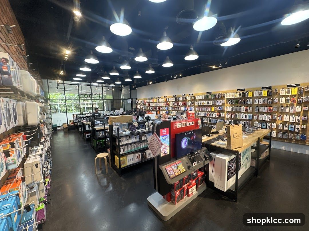 Electronics Store Interior