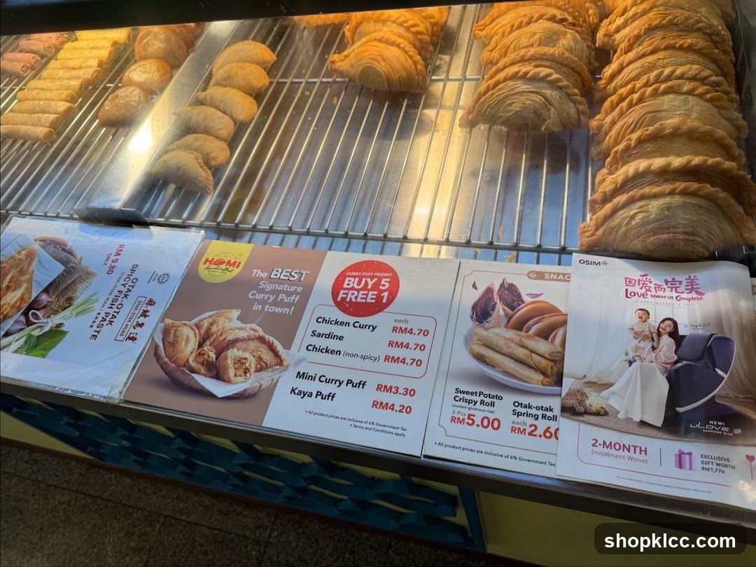 Food Display with Menu and Advertisement