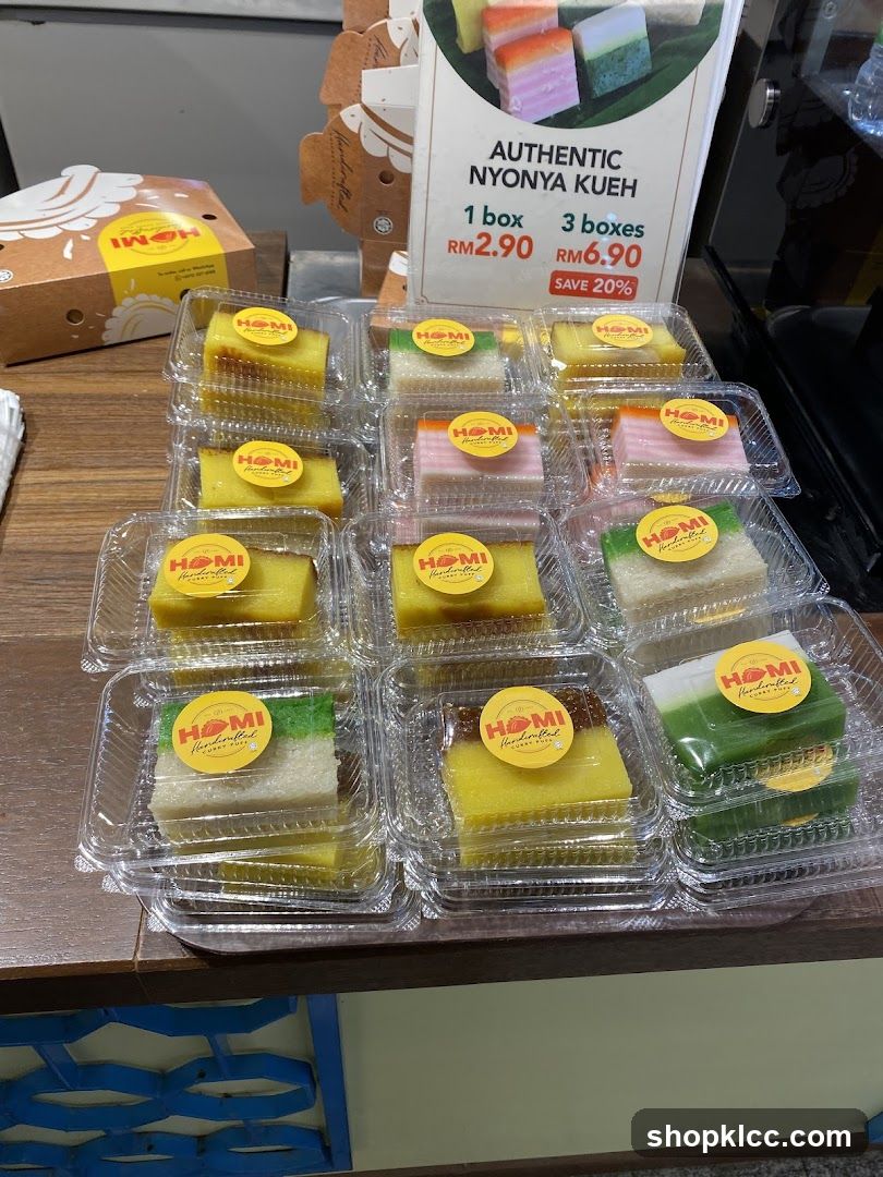 Nyonya Kueh Display