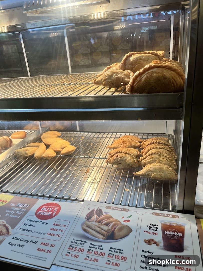 Pastries and Drinks Display