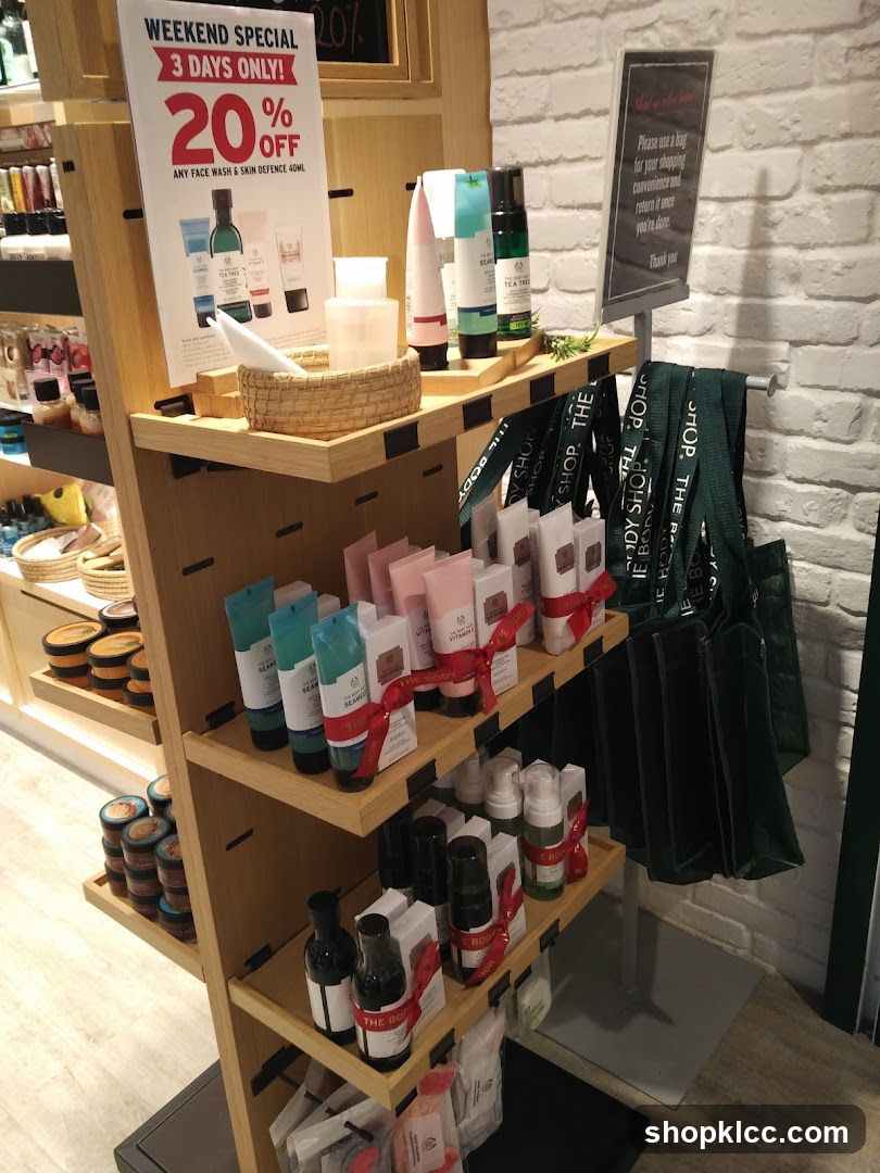 The Body Shop Display
