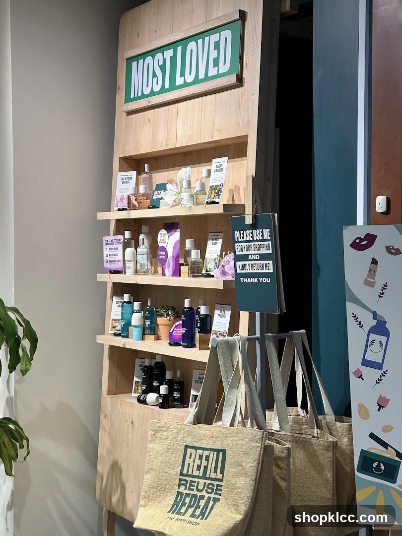 The Body Shop Display