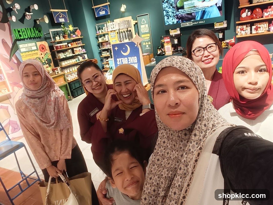 Group Selfie in a Store