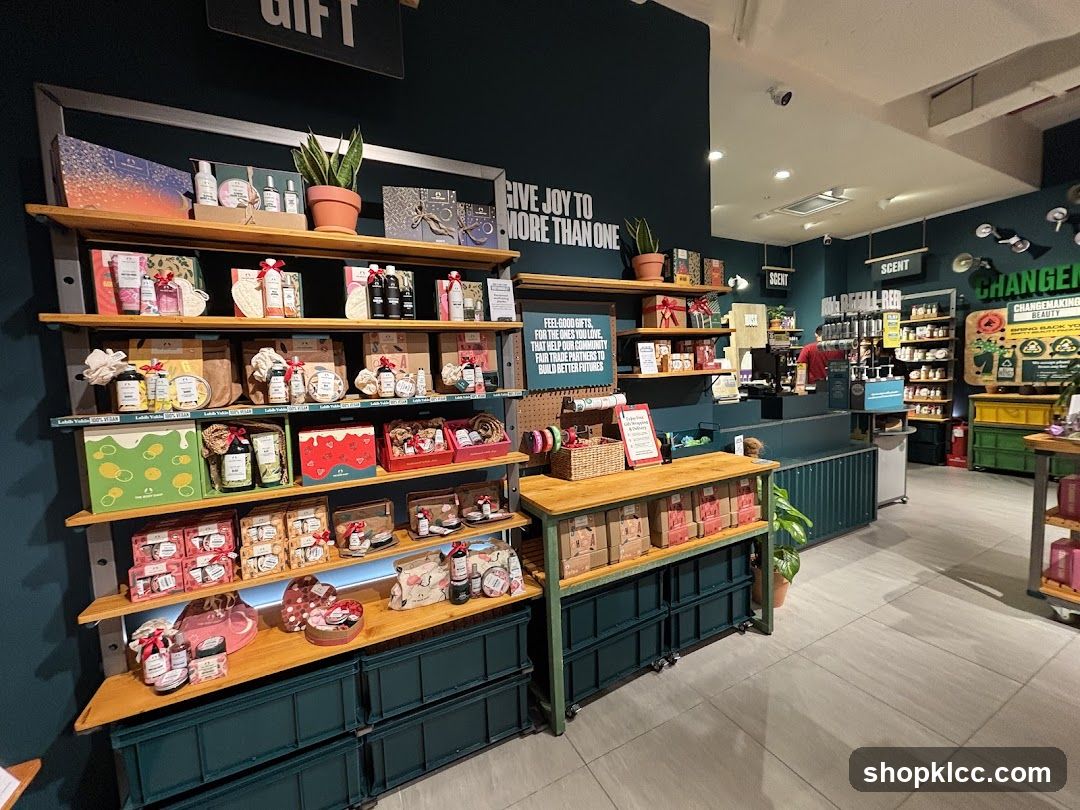 Store Interior with Gift Sets