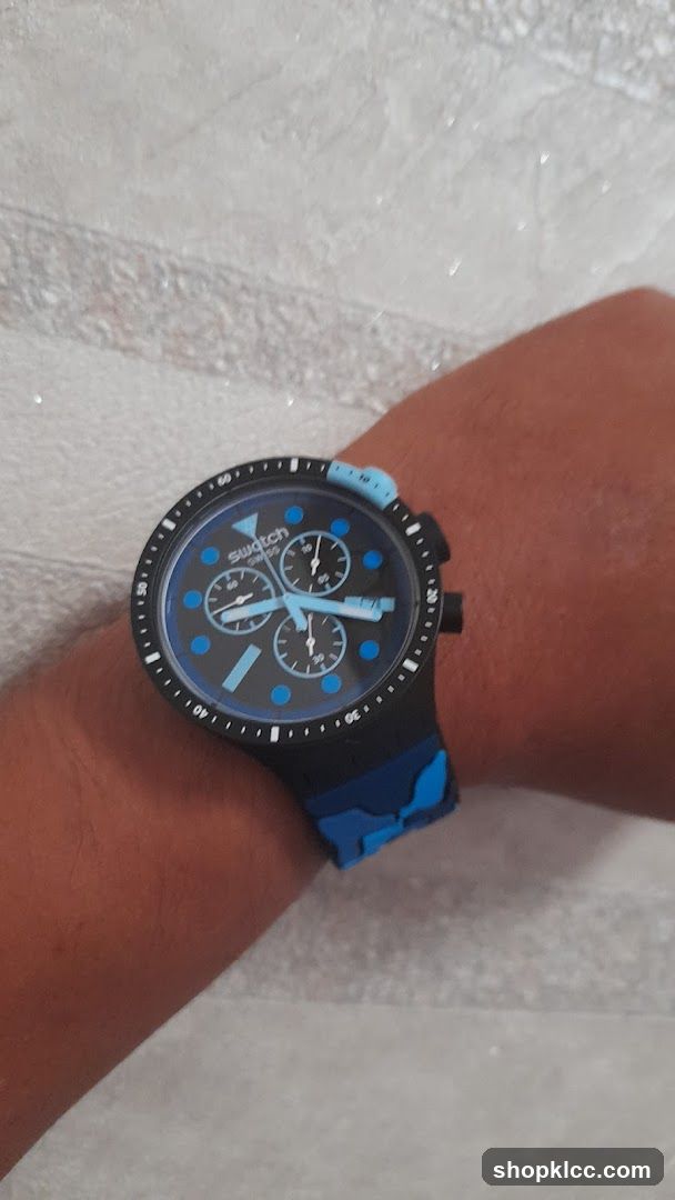 Swatch Watch on Wrist