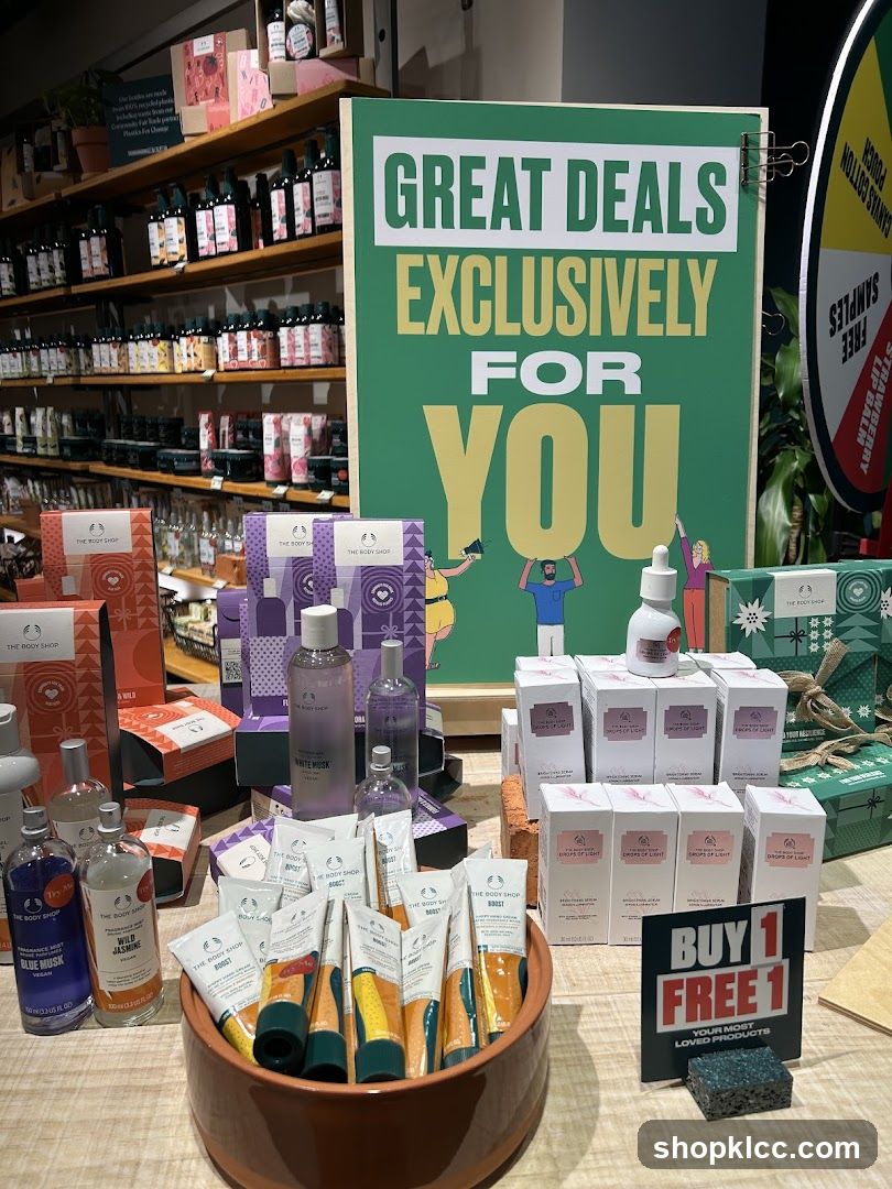 The Body Shop Display