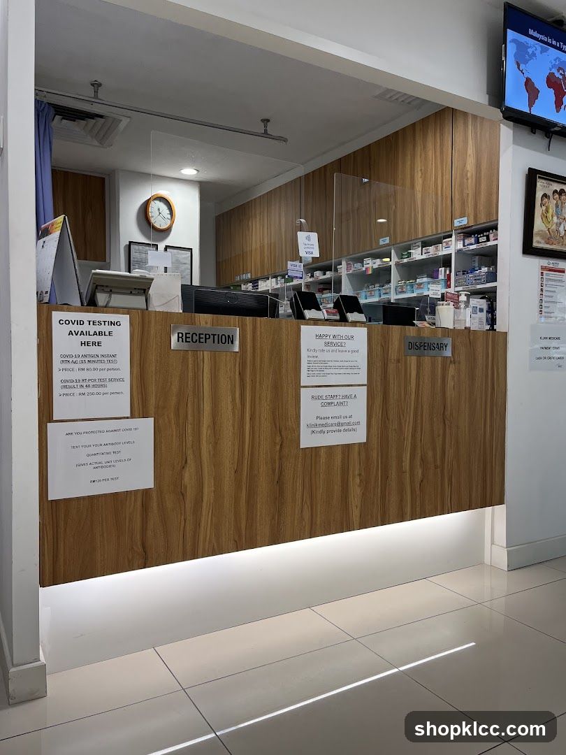Pharmacy Reception Area
