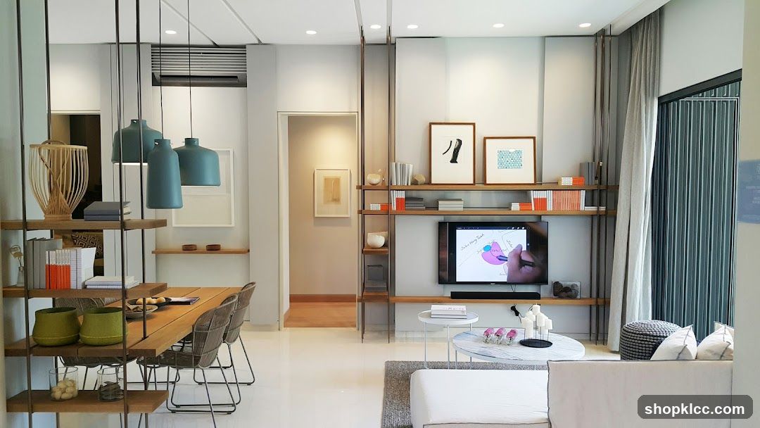 Modern Interior Living and Dining Space