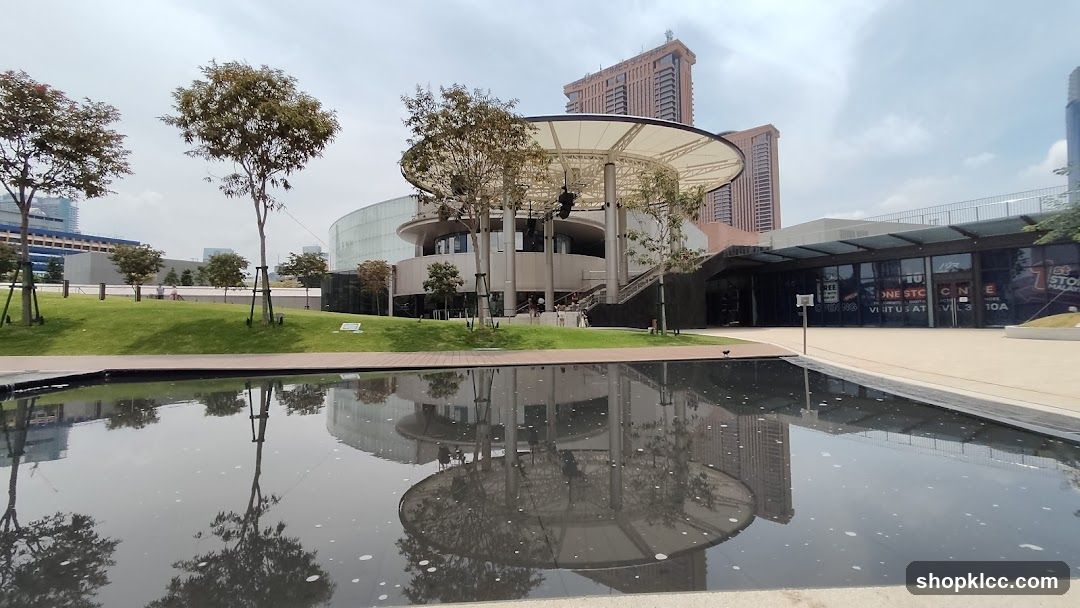 Modern Architecture with Reflection Pool