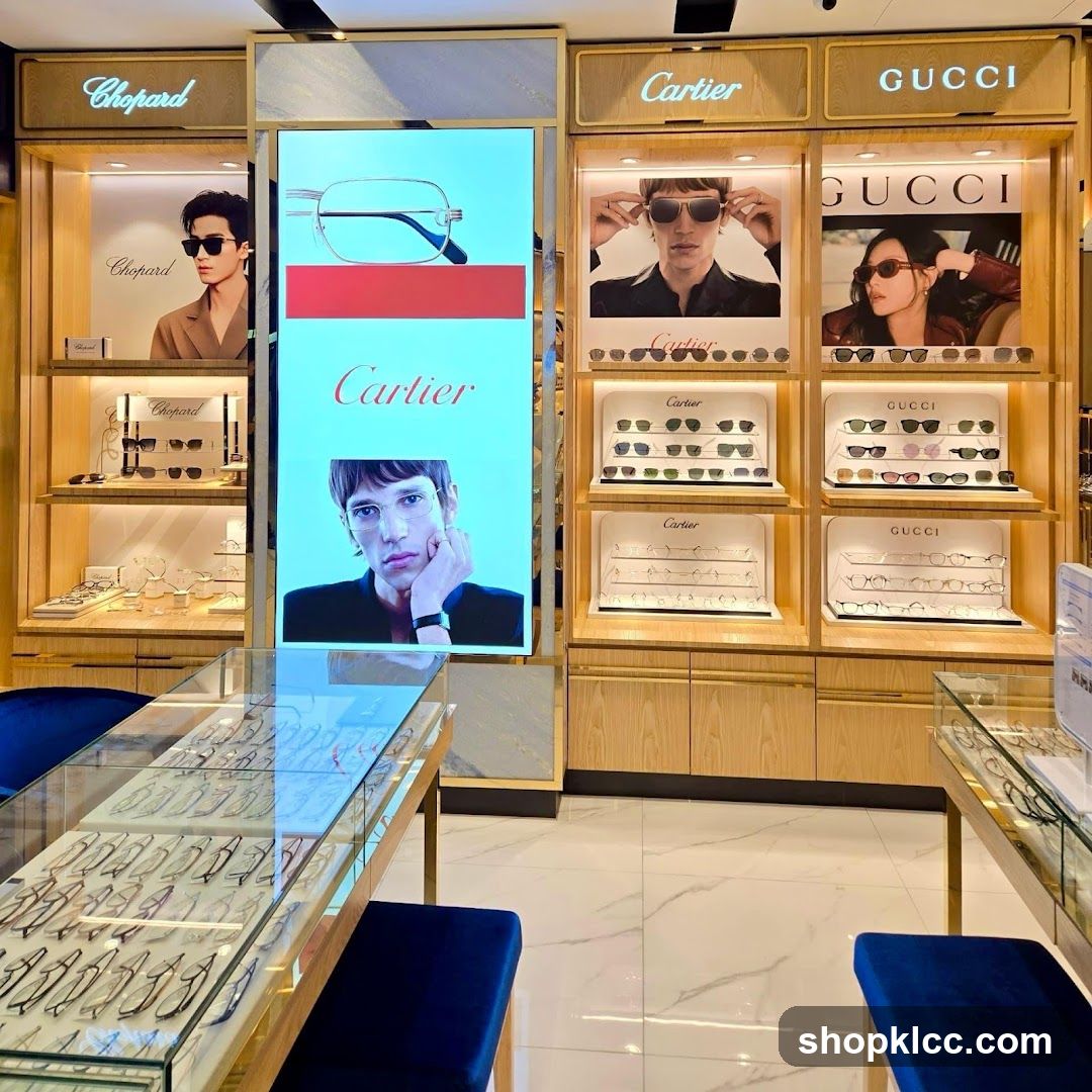 Luxury Eyewear Store Display