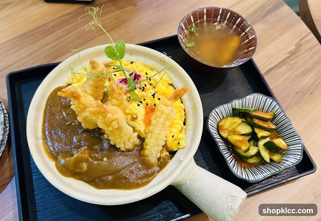 Tempura Shrimp Curry Rice