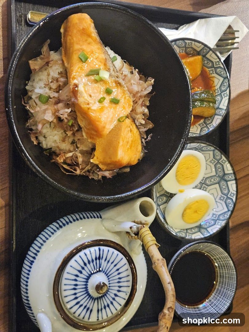 Salmon Donburi Set