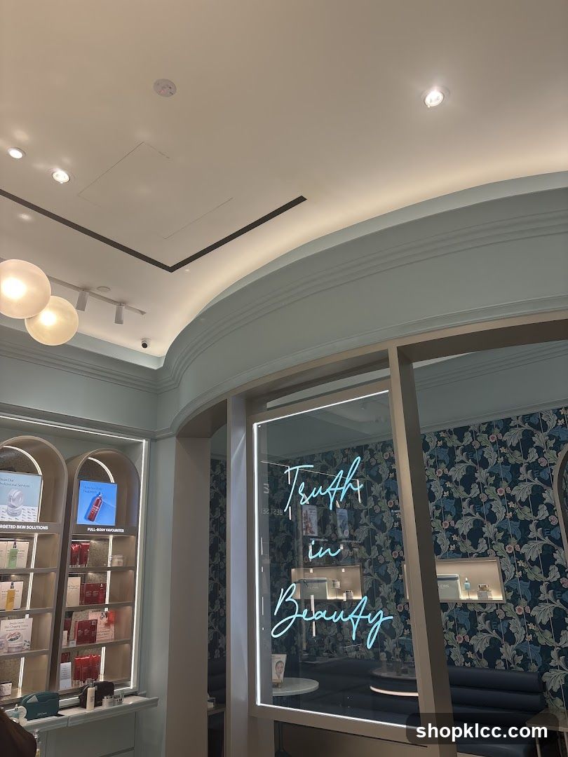 Interior of a beauty store