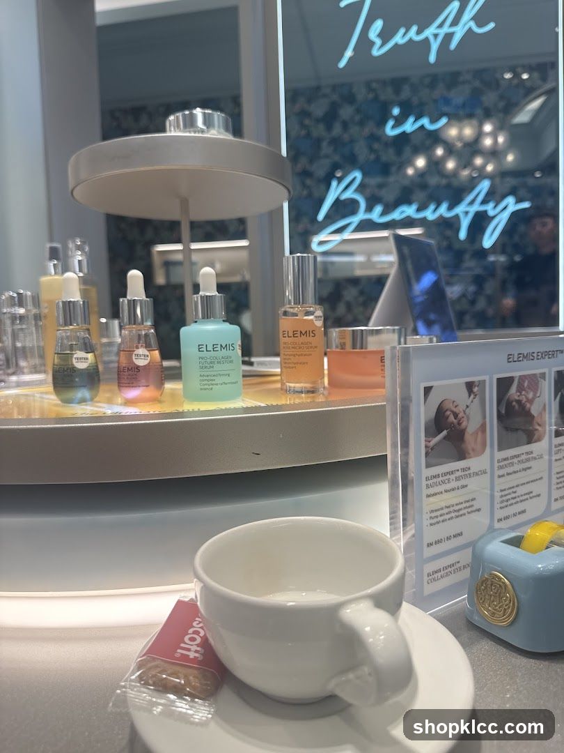 Elemis Skincare Display