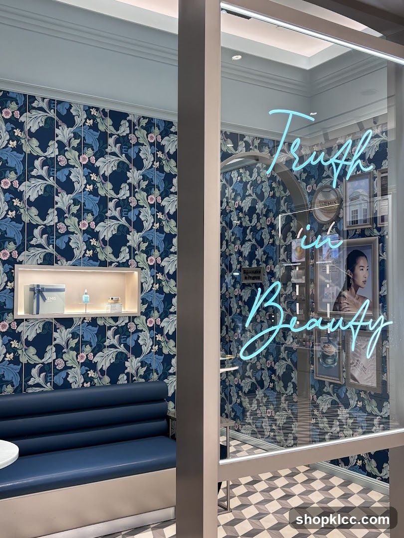 Interior of a beauty store