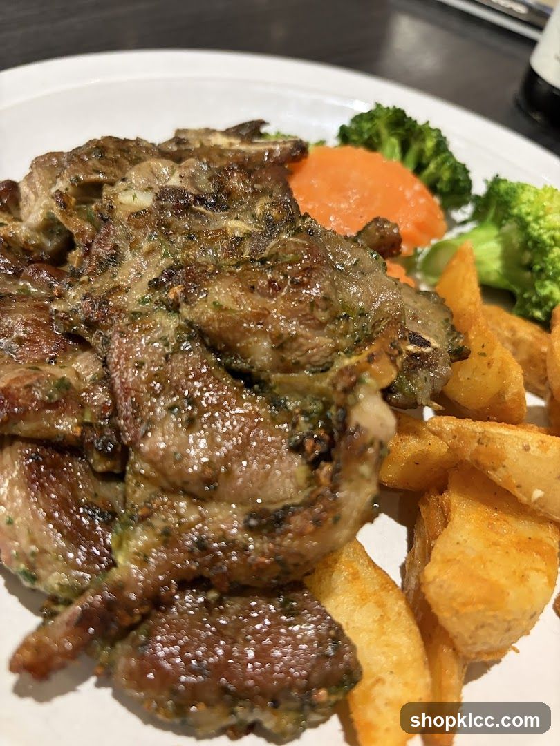 Lamb Chops with Sides