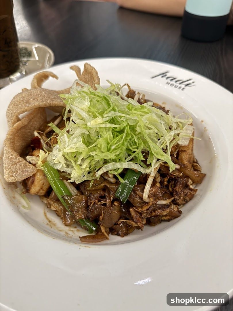 Noodle Dish with Garnish
