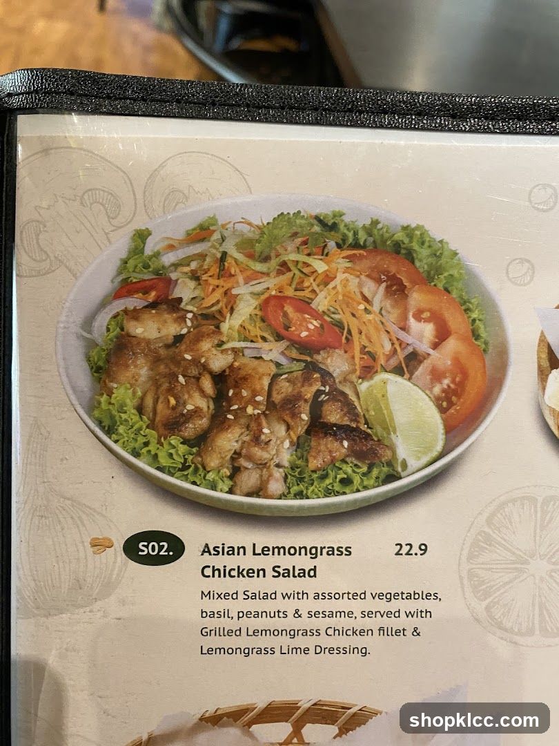 Asian Lemongrass Chicken Salad