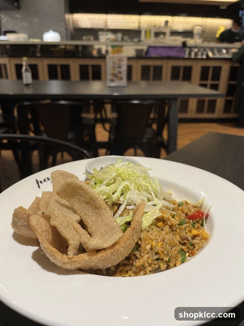 Fried Rice with Crackers