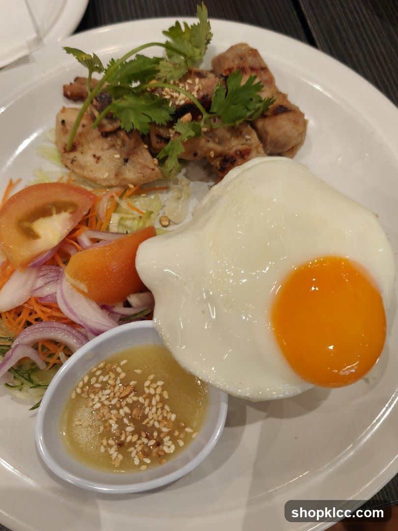 Grilled Meat and Egg Plate