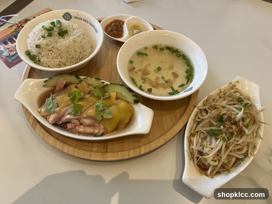 Hainanese Chicken Rice Set