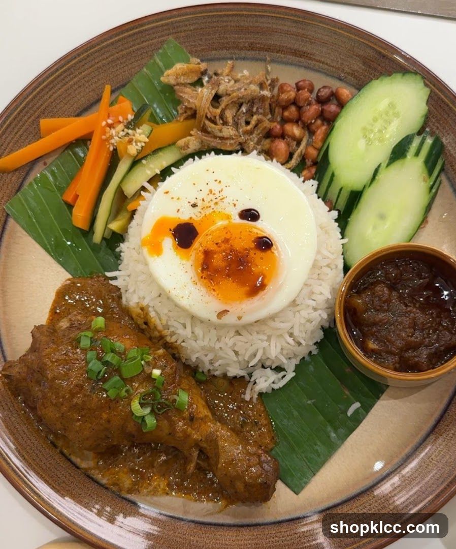 Nasi Lemak with Chicken