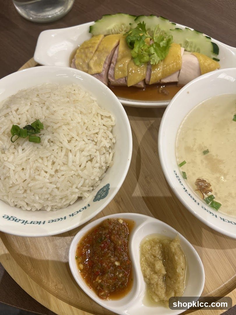 Hainanese Chicken Rice