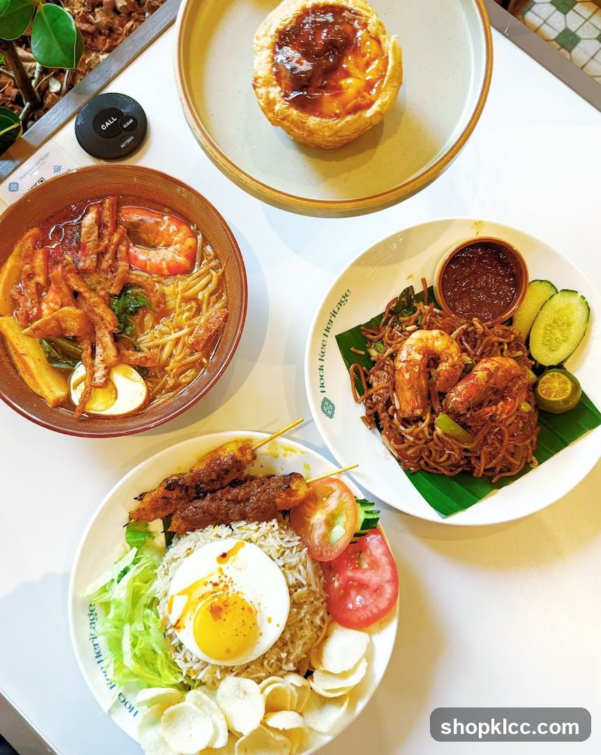 Assortment of Malaysian Dishes