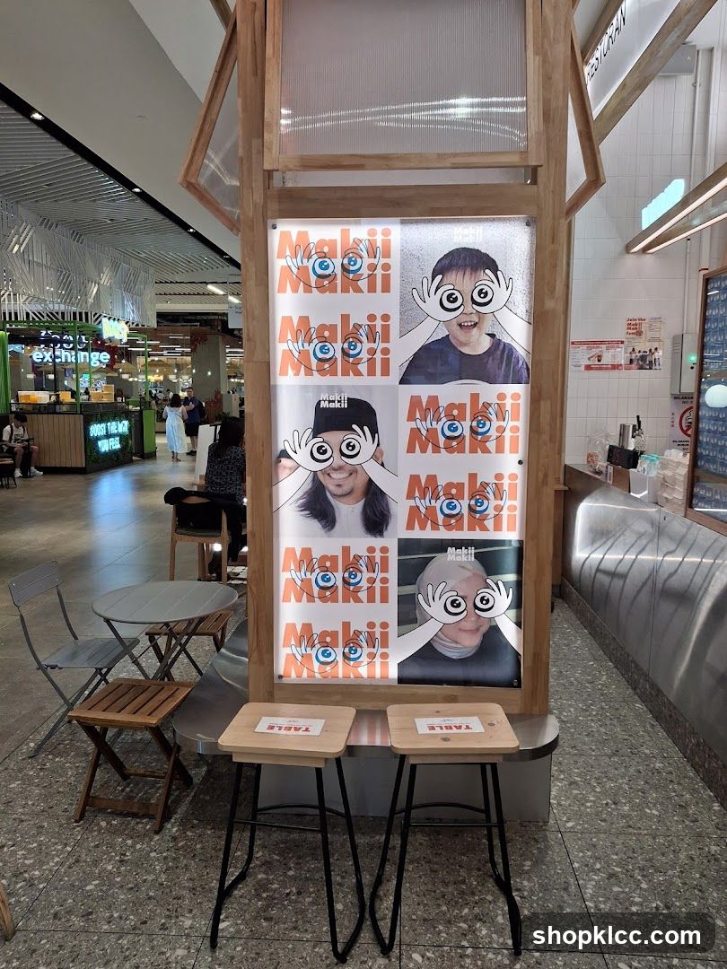 Promotional Display with Faces