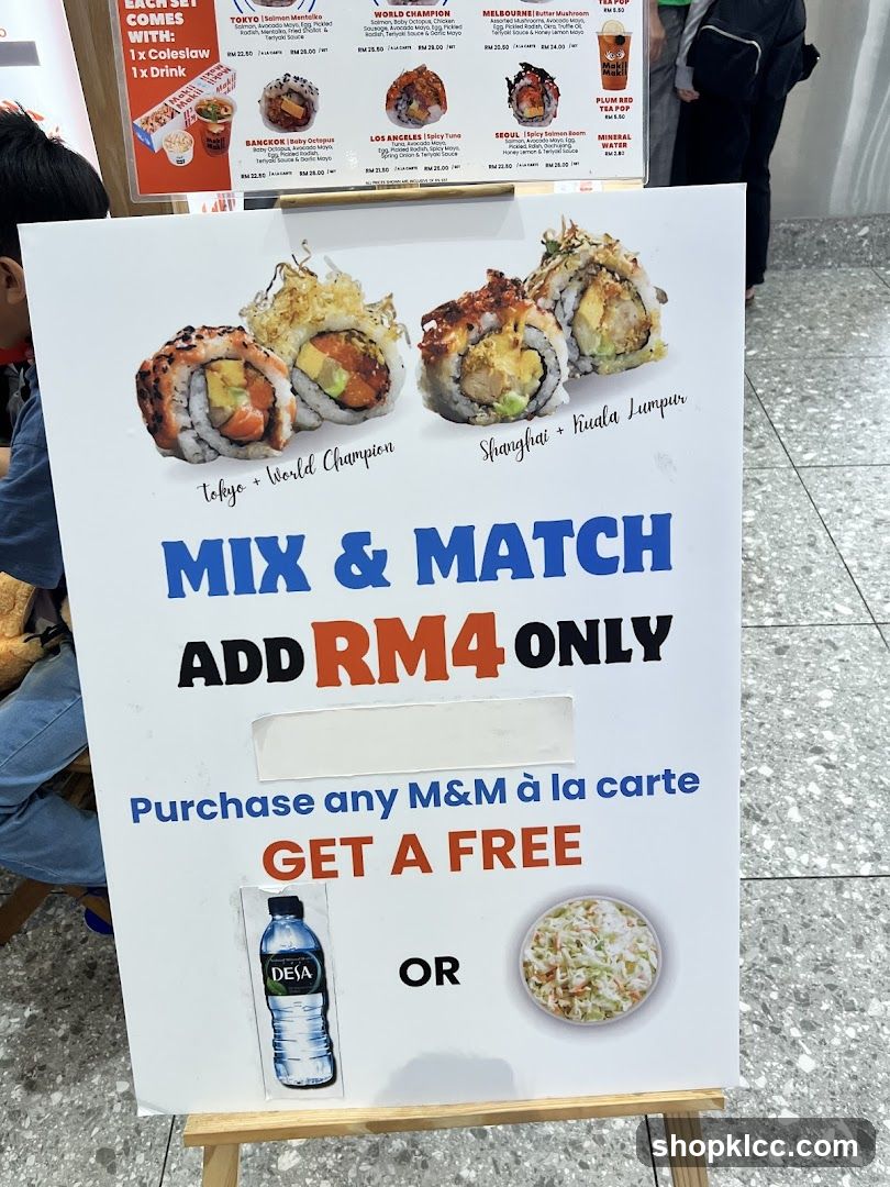 Sushi Mix & Match Promotion