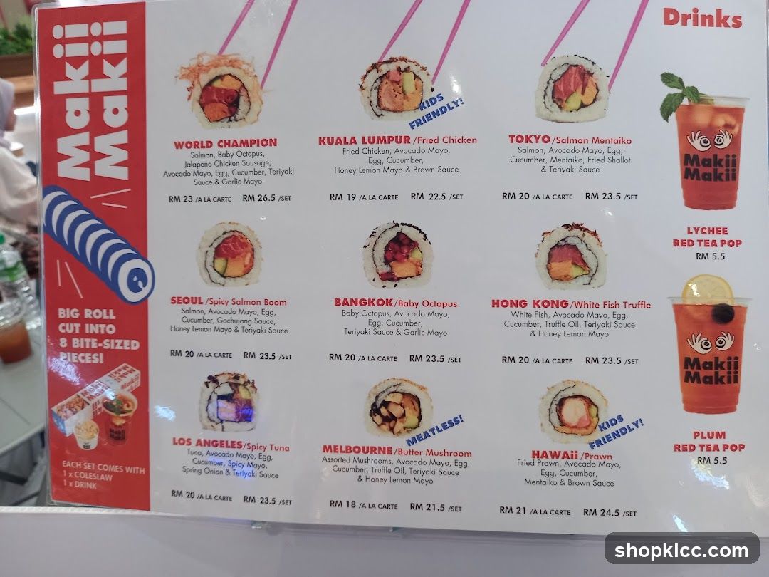 Makii Makii Menu